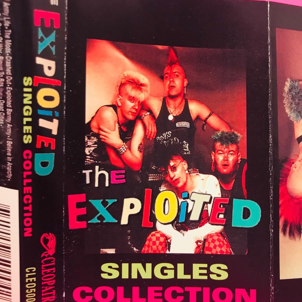 The Exploited Singles Collection Cassette - image 5